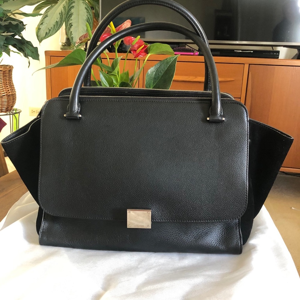Celine Black Trapeze Bag Pheobe Philo - Picture 3 of 8